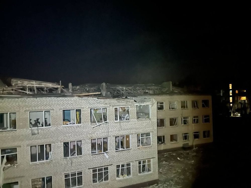 Последствия прилётов по целям хохлов в Балаклее