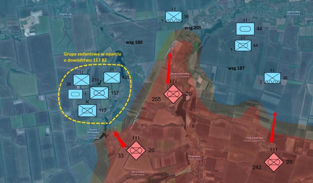 На участке между Покровском и Константиновкой для ВСУ складывается крайне неблагоприятная ситуация