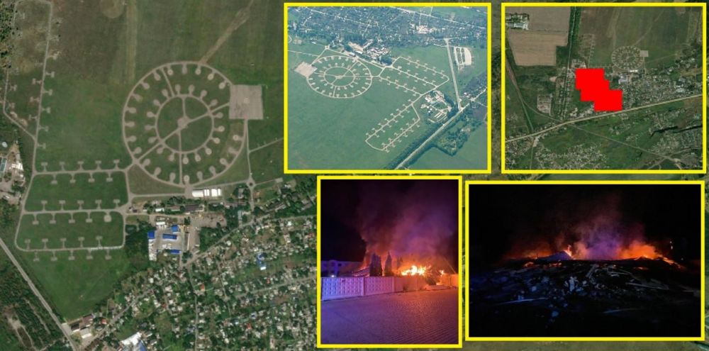 По ночным ударам. Согласно спутникам NASA &quot;Герани&quot; сегодня ночью поразили объекты на аэродроме в г. Кременчуг