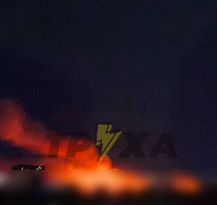 Несколько пожаров на объектах в Одессе после налёта дронов