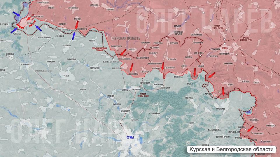 Олег Царёв: Фронтовая сводка 26 июня. На Херсонском направлении ВС РФ уничтожили ПВД противника на острове Корабел Олег Царёв: Фронтовая сводка 26 июня. На Херсонском направлении ВС РФ уничтожили ПВД противника на острове Корабел