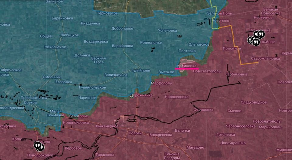 На восточном фасе Красноармейского направления ведутся мероприятия по закрытию кармана между Малиновкой и Миролюбовкой На восточном фасе Красноармейского направления ведутся мероприятия по закрытию кармана между Малиновкой и Миролюбовкой