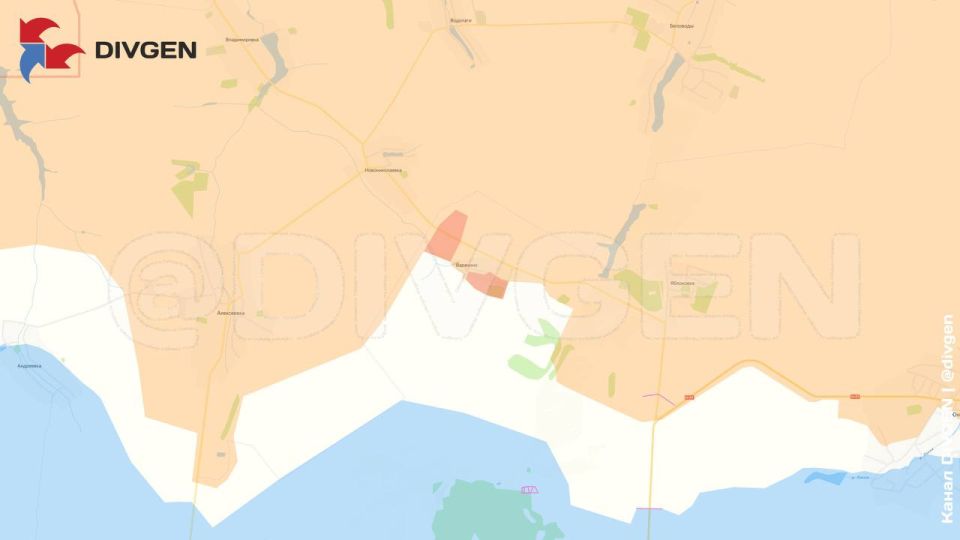 Изменения линии фронта за прошедшие сутки нанёс на карту канал "DivGen" Изменения линии фронта за прошедшие сутки нанёс на карту канал "DivGen"