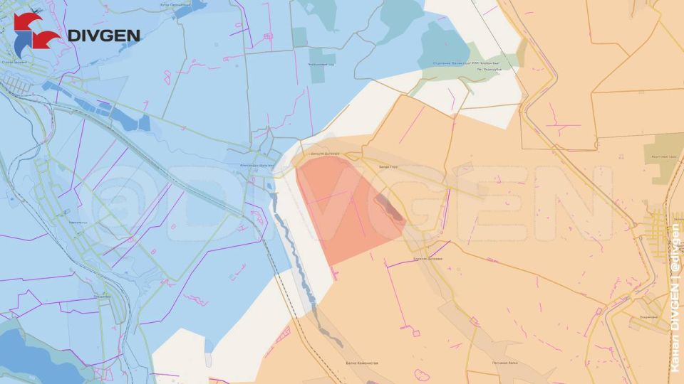 Изменения линии фронта за прошедшие сутки нанёс на карту канал "DivGen" Изменения линии фронта за прошедшие сутки нанёс на карту канал "DivGen"