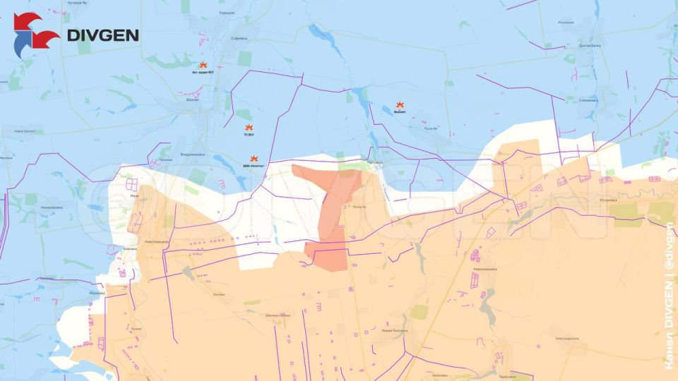 Изменения на карте за прошедшие сутки: