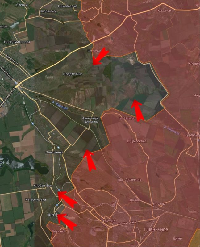 Обстановка на Константиновском направлении