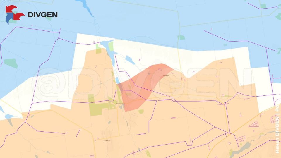 Сообщают, что населенный пункты Полтавка и Русин Яр полностью перешли под контроль ВС РФ