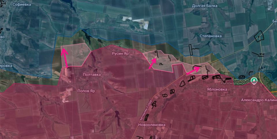 На южно-константиновском направлении бойцы 20-й дивизии продвинулись вперёд на участке Русин Яр - Яблоновка, сообщает Анатолий Радов: