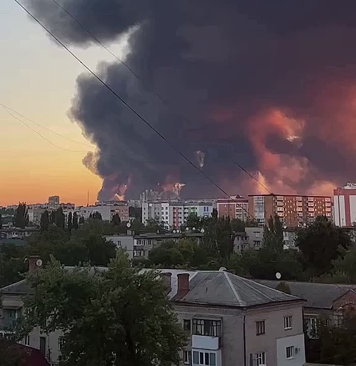 В Кременчуге горит азербайджанская низкосернистая Azeri Light на местном НПЗ