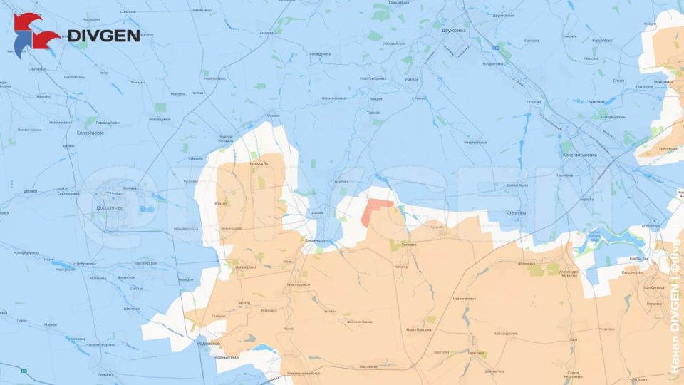 ВС РФ продвинулись от Полтавки в сторону Софиевки, сообщает канал "DivGen" ВС РФ продвинулись от Полтавки в сторону Софиевки, сообщает канал "DivGen"