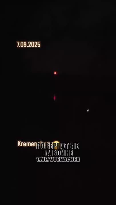 Кадры прилётов в Кременчуге