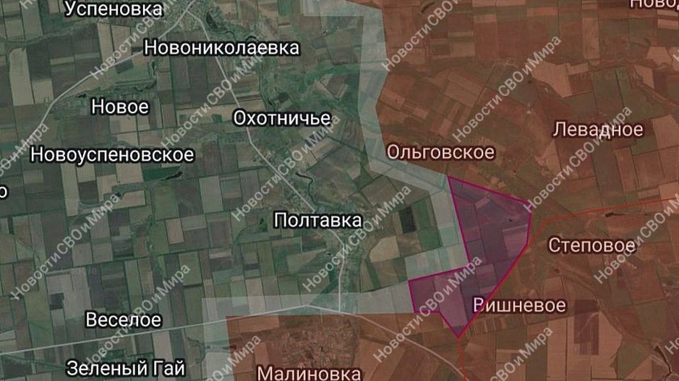 Наши воины продвинулись в направлении н.п. Полтавка