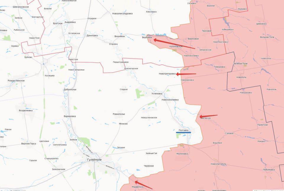 Два майора: Днепропетровское направление, наступление ГрВ "Восток", @voin_dv: