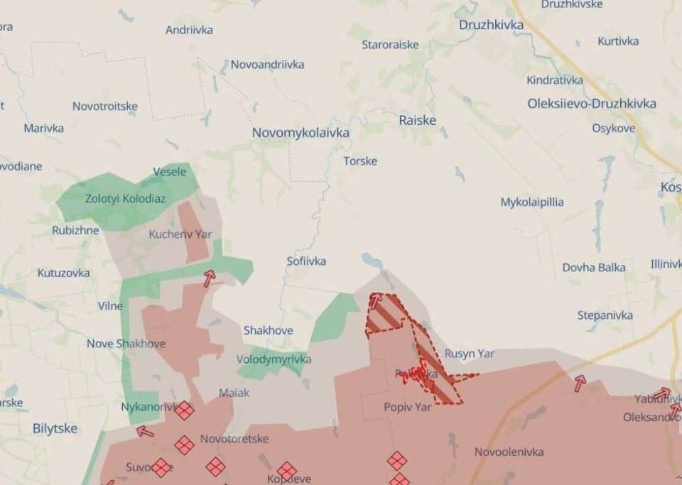 «ВС РФ заняли населённый пункт Полтавка на Константиновском направлении «ВС РФ заняли населённый пункт Полтавка на Константиновском направлении