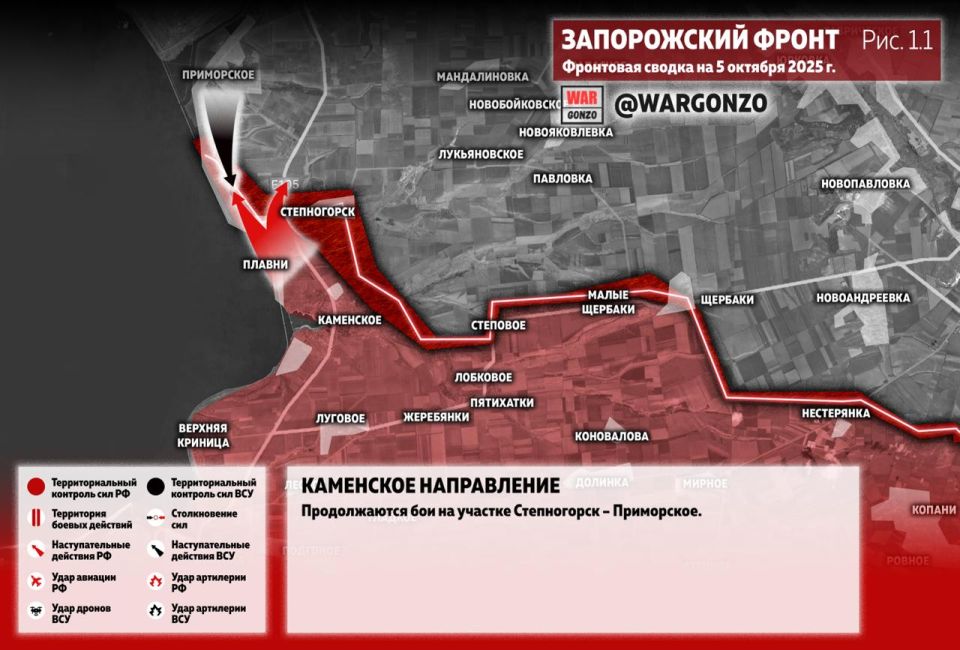 WarGonzo: Фронтовая сводка на утро 05.10.25