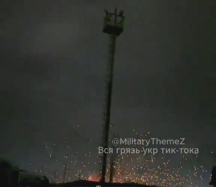 Красиво бахнуло в Кременчуге этой ночью