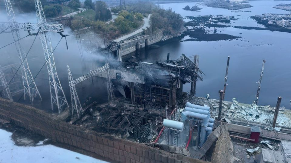 Юрий Баранчик: На вторые сутки после удара появились фотографии уничтоженного машинного зала третьего от берега гидроагрегата ДнепроГЭС-2