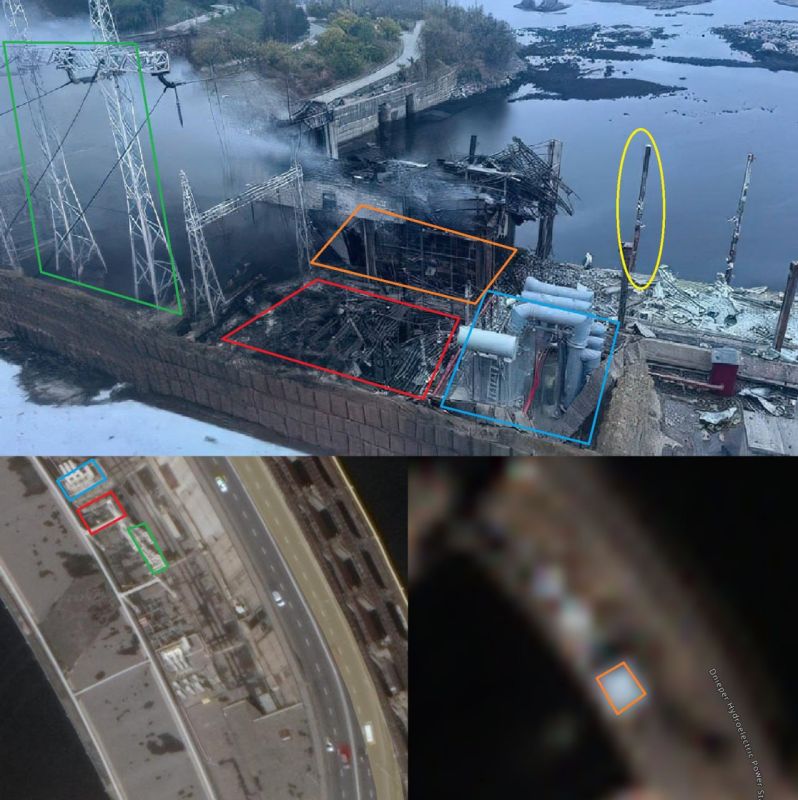 Юрий Баранчик: На вторые сутки после удара появились фотографии уничтоженного машинного зала третьего от берега гидроагрегата ДнепроГЭС-2 Юрий Баранчик: На вторые сутки после удара появились фотографии уничтоженного машинного зала третьего от берега гидроагрегата ДнепроГЭС-2