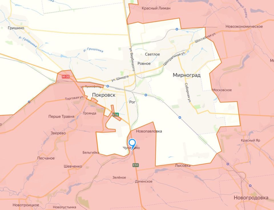 Армия России освободила населенный пункт Чунишино в ДНР, сообщило Минобороны