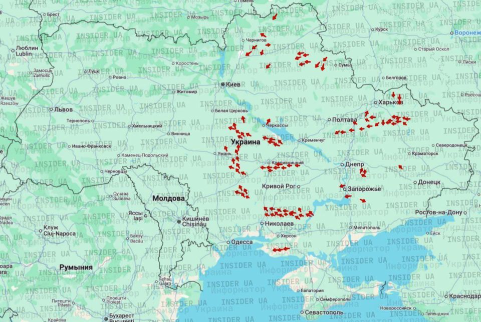 В небе над Украиной уже не менее 90 "Гераней"