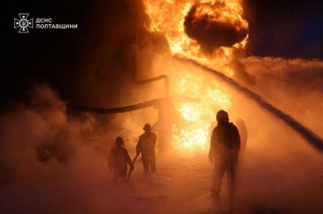 Массированный удар по Кременчугу: пылают объекты критической инфраструктуры, город и район без тепла и света