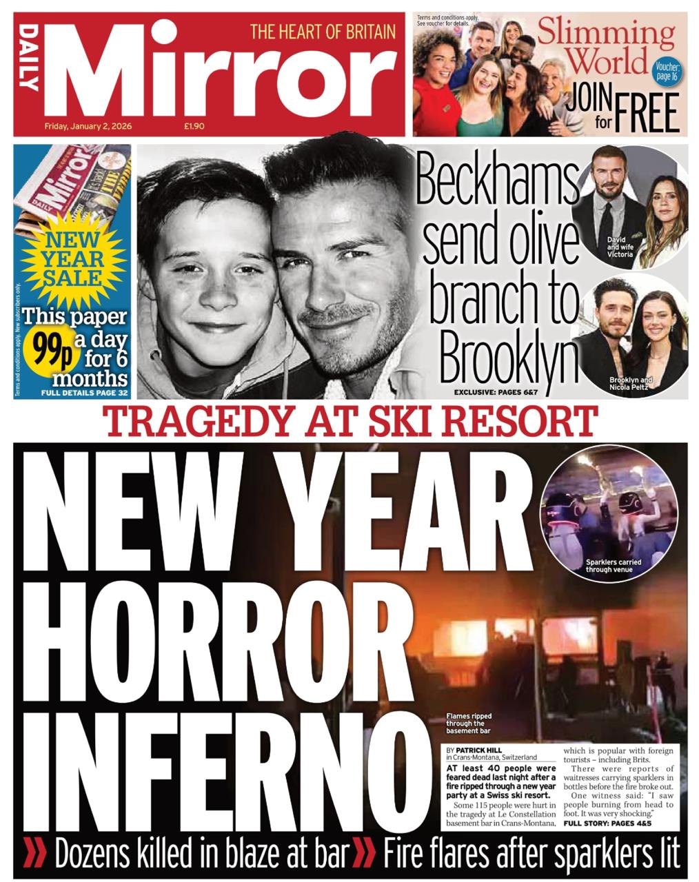 Владимир Корнилов: Открываю с утра британскую прессу - и первая мысль: все-таки не смогли обойти трагедию в Хорлах стороной! Все-таки написали о десятках мирных жителей, сожженных украинским режимом в новогоднюю ночь!