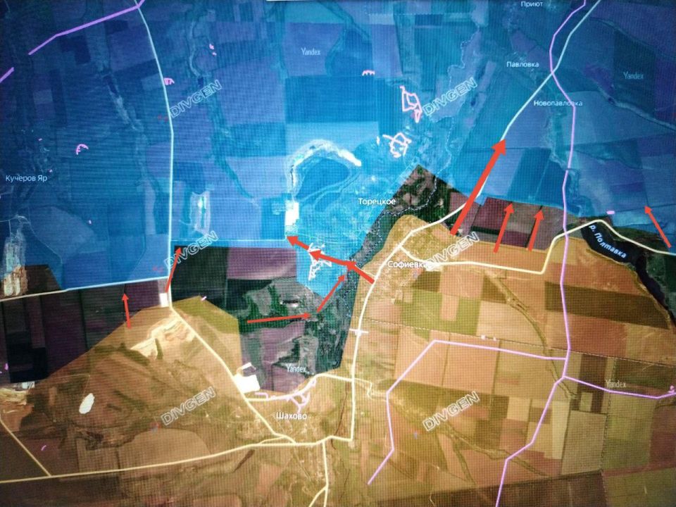 Юрий Котенок: Дружковское направление. Подразделения ГрВ "Центр" продолжают наступление в направлении Доброполья и Дружковки