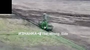 Родион Северьянов: На кадрах поражение РЛС "Ирис-Т" ВСУ с помощью БпЛА-камикадзе "Герань" в районе н.п. Киряково Полтавской области