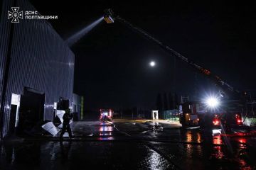 Ночью был нанесен удар по сортировочному терминалу "Новой почты" в Полтаве
