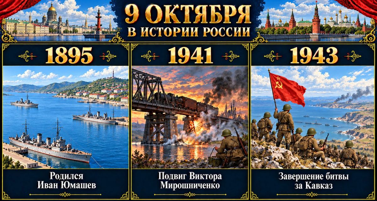 9 октября в истории России 9 октября в истории России
